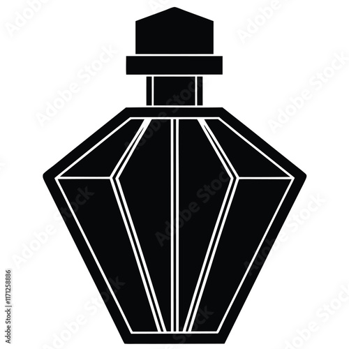 perfume bottle vector illustration