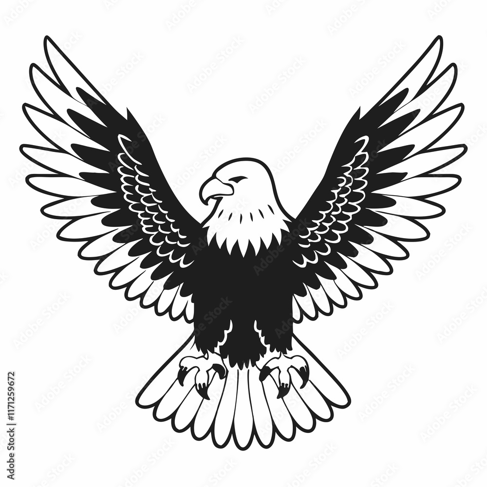 Obraz premium eagle with wings
