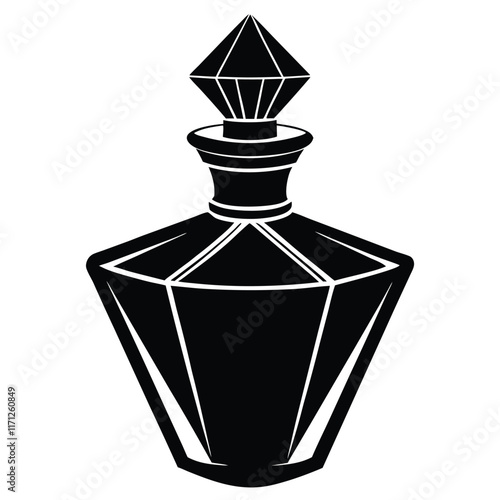 perfume bottle vector illustration