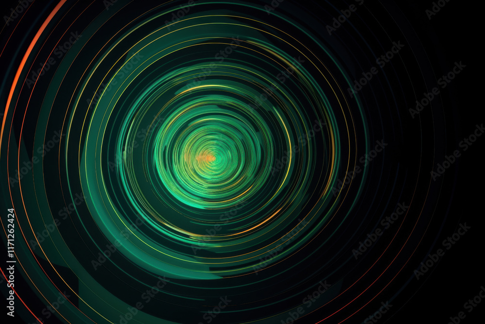 an abstract depiction of concentric circles radiating luminous gradients an abstract depiction of concentric circles radiating luminous gradients