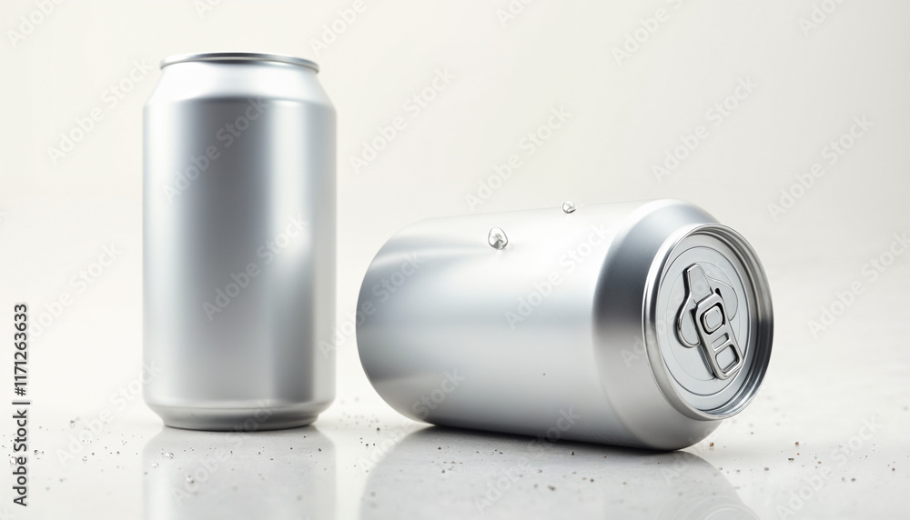 tin can on white background tin can on white background