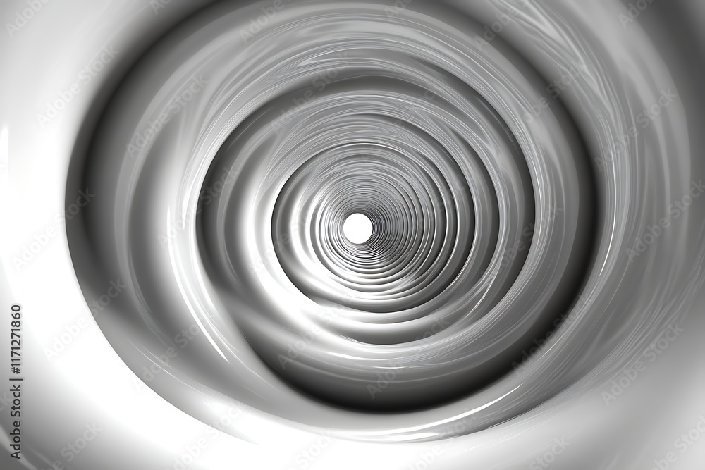Abstract grayscale spiral tunnel. (4) Abstract grayscale spiral tunnel. (4)