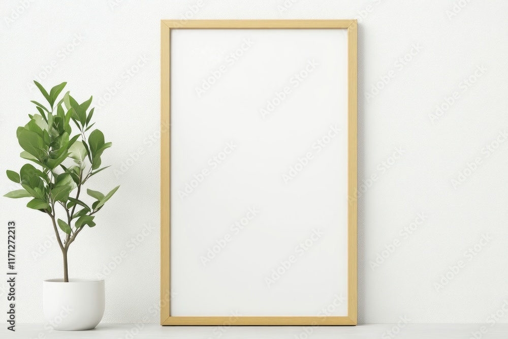 frame mockup in a Scandinavian-inspired living room. The interior features a minimalist design with white walls, soft textures, and contemporary furniture. frame mockup in a Scandinavian-inspired living room. The interior features a minimalist design with white walls, soft textures, and contemporary furniture.