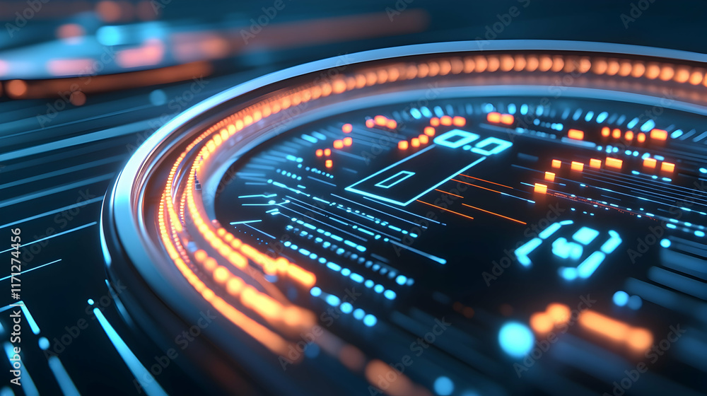 Futuristic digital interface dashboard glowing display technology background. Futuristic digital interface dashboard glowing display technology background.