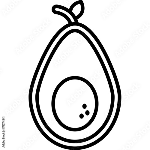 Avocado Icon