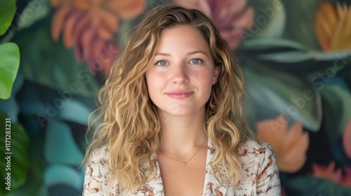 Wallpaper Mural portrait of a girl Torontodigital.ca