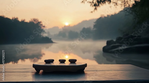 Wallpaper Mural sunset in the morning Torontodigital.ca