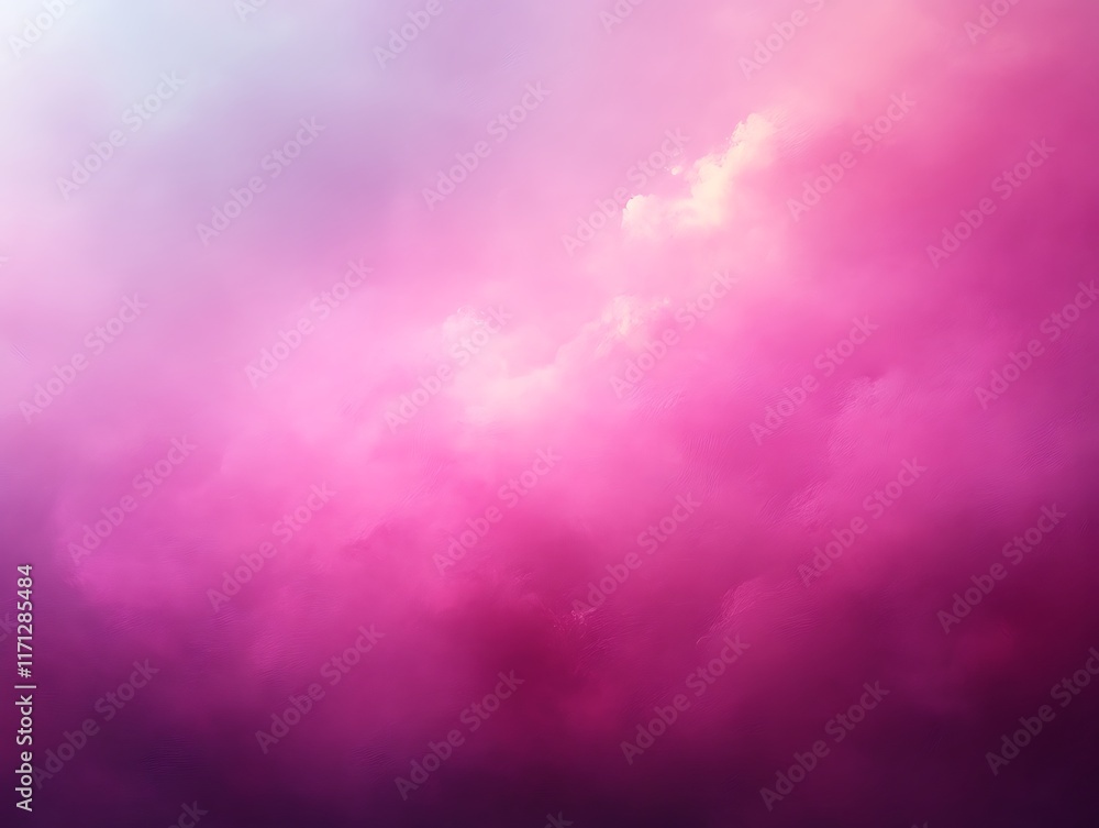 Fototapeta premium Pink and purple dreamy cloudscape.