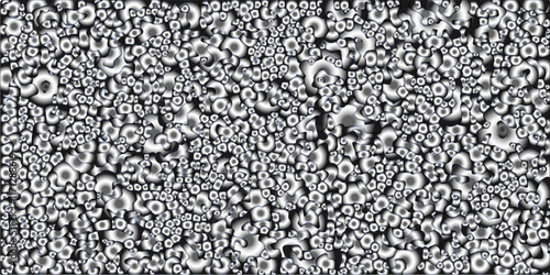 Monochrome dark geometric grid background lots dirty stone ground in black and white 