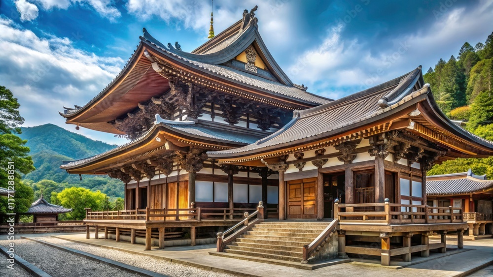 Saijo, Ehime's Kouonji Temple: a stunning high-resolution image of its main hall. Saijo, Ehime's Kouonji Temple: a stunning high-resolution image of its main hall.