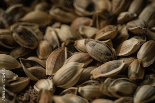 Wallpaper Mural Rustic display of sunflower seeds with natural light and shadows Torontodigital.ca