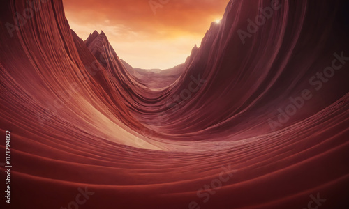 Wallpaper Mural red canyon texture background Torontodigital.ca