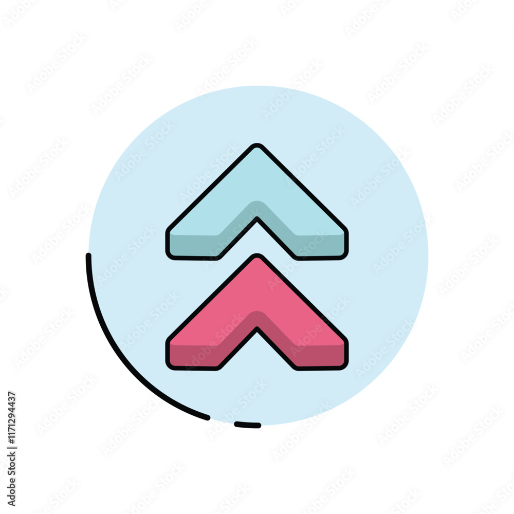 Arrow Up vector icon Arrow Up vector icon