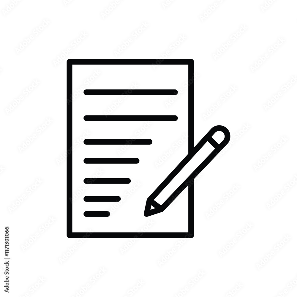 content icon. Thin linear content outline icon isolated on white background. Line vector content sign, symbol for web and mobile content icon. Thin linear content outline icon isolated on white background. Line vector content sign, symbol for web and mobile