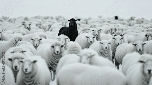 Black Sheep Among White Sheep photo