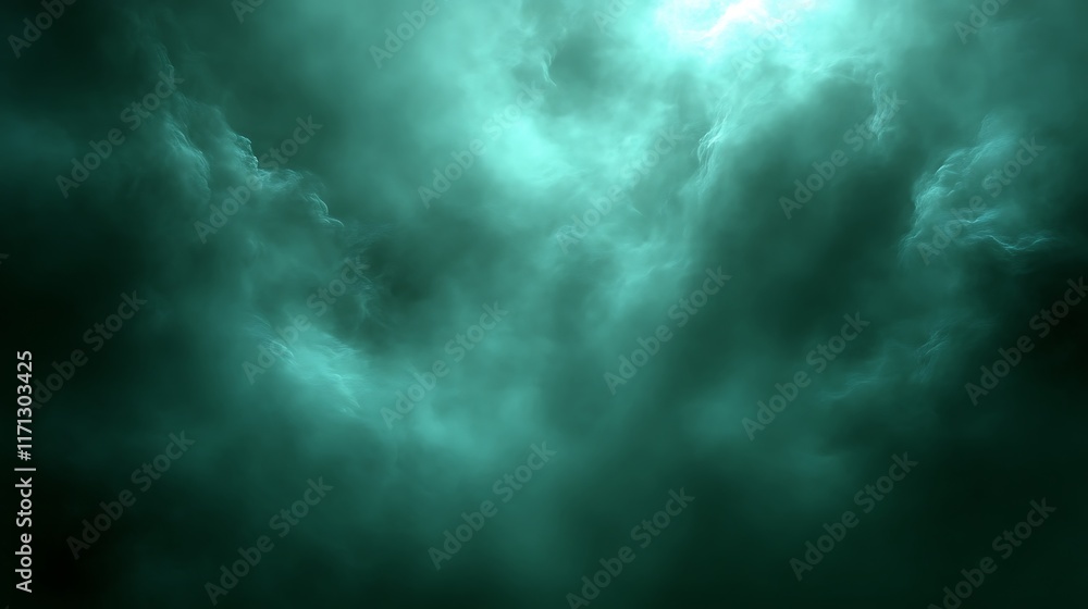 Dark teal ominous storm clouds. Dark teal ominous storm clouds.