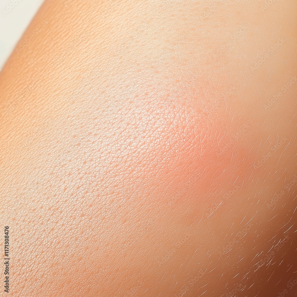 Arm eczema inflammation on the skin close-up view Arm eczema inflammation on the skin close-up view