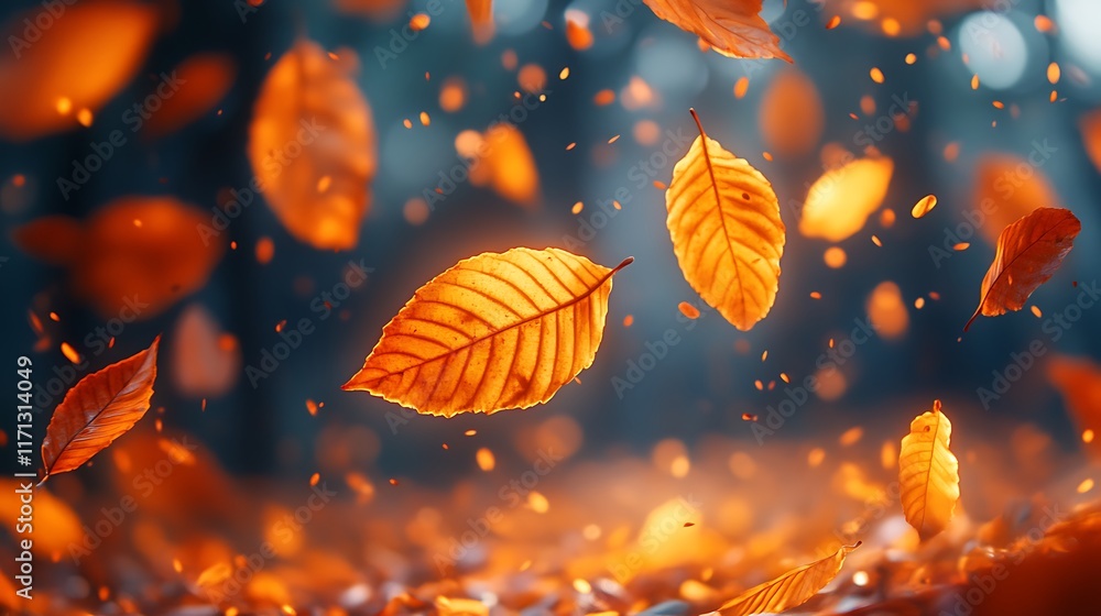 autumn leaves on a tree autumn leaves on a tree