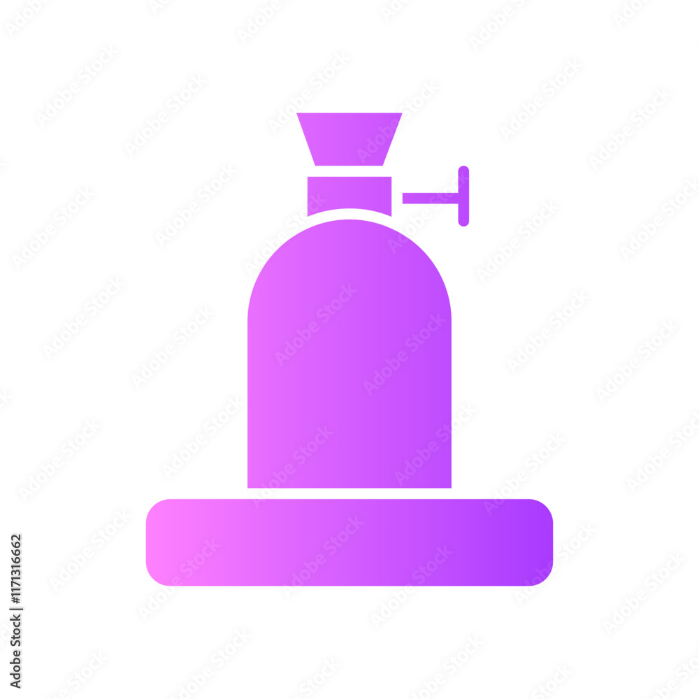 Obraz premium cylinder gradient icon