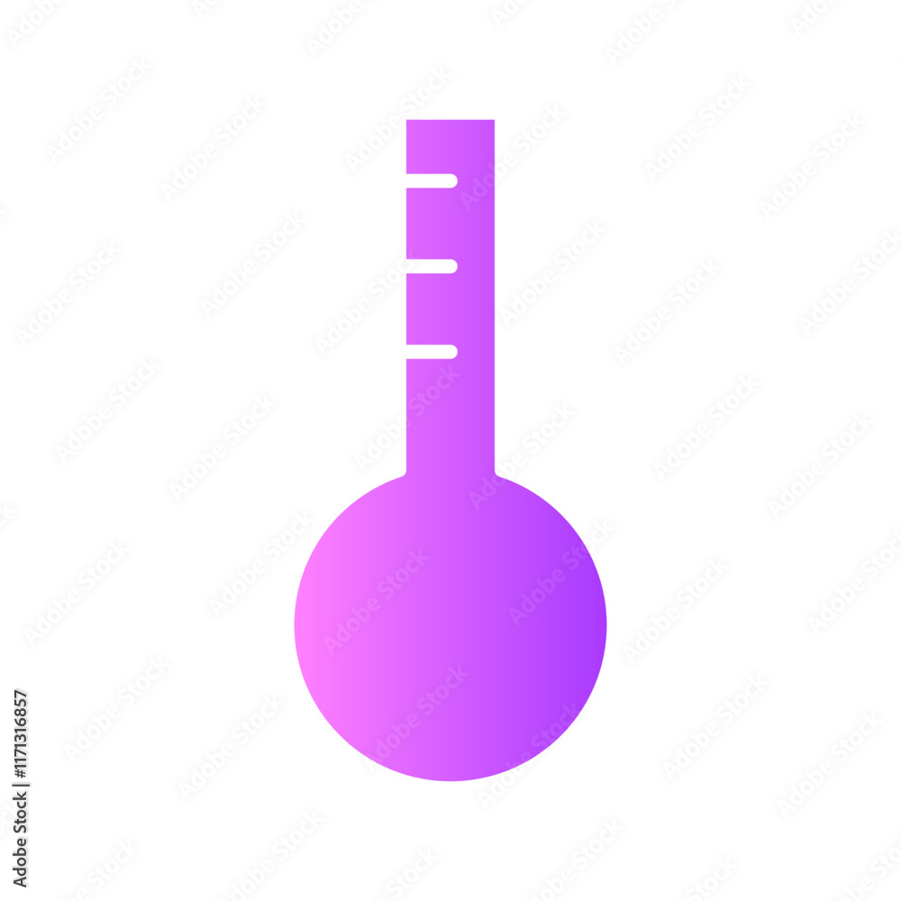 thermometer gradient icon thermometer gradient icon