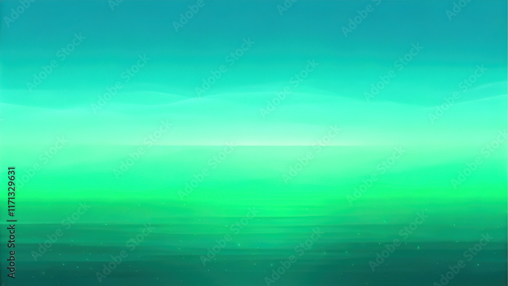 Fototapeta premium Neon Green Fading into Bold Aqua with an Intense Gradient
