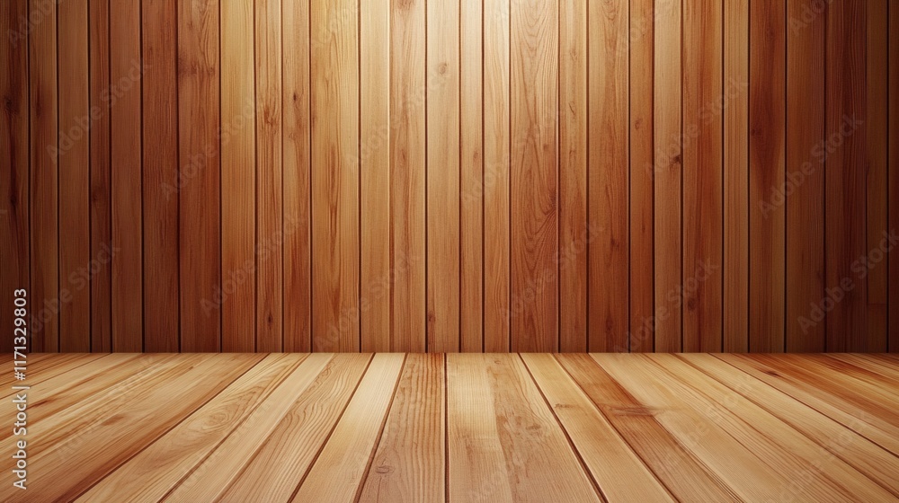 Naklejka premium brown wooden plank background