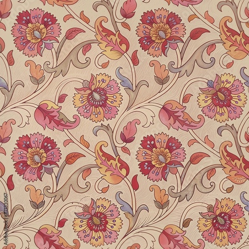 Wallpaper Mural allover design and abstract ajrak designs for create saree dress for print Torontodigital.ca