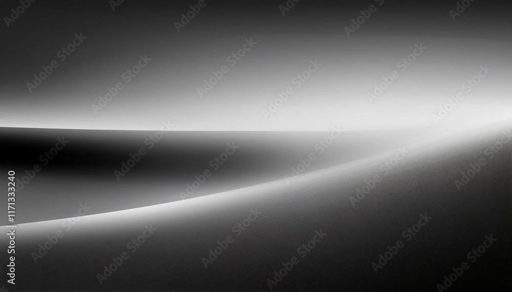 Abstract grayscale landscape with subtle curves and gradients. Abstract grayscale landscape with subtle curves and gradients.