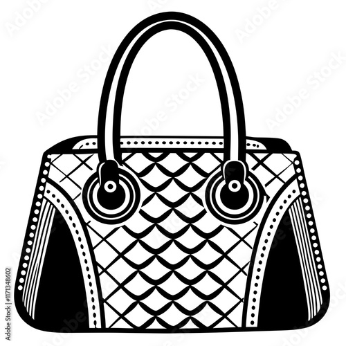 handbag isolated on white