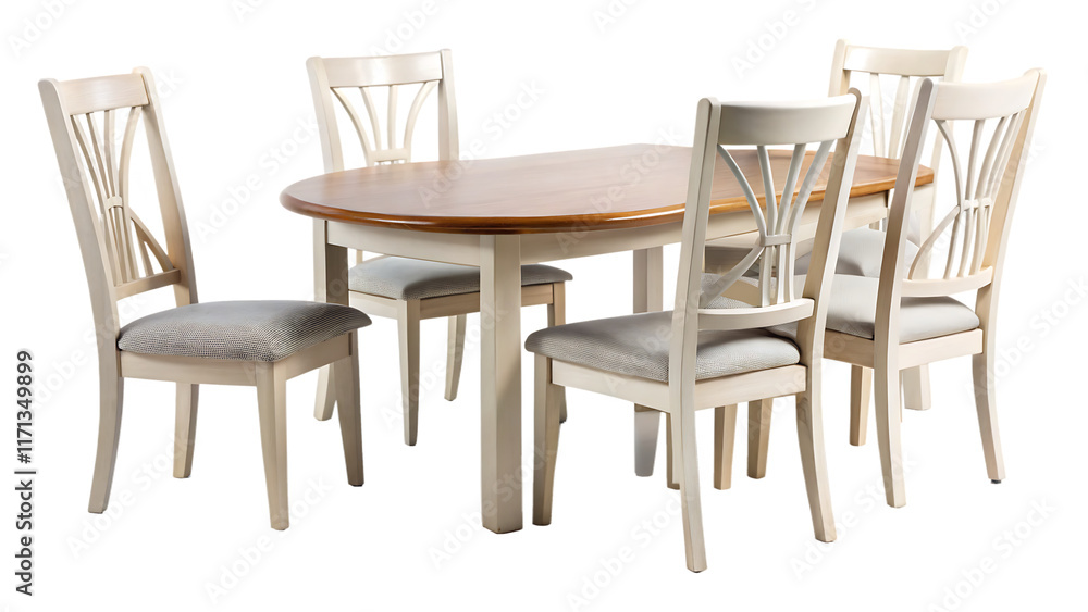 dinning furniture set chair table room isolated on a white background PNG.AI GENERATED dinning furniture set chair table room isolated on a white background PNG.AI GENERATED