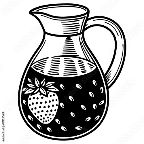 illustration of a jug with water