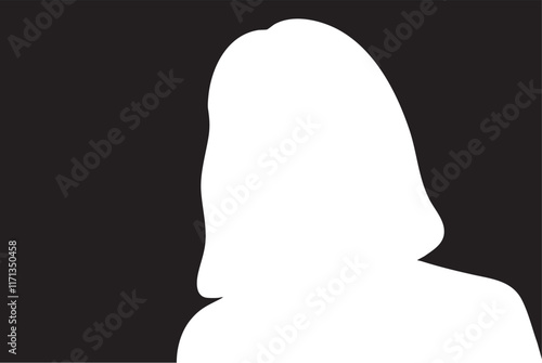 Silhouette - Schattenbild schwarz weiß