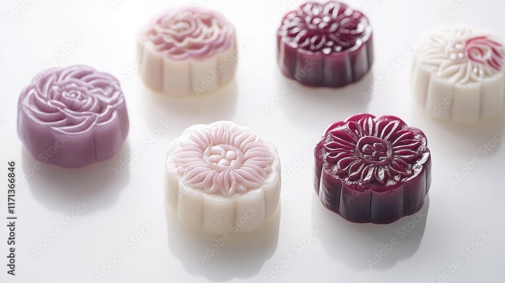 Delicate Artisan Mooncakes with Beautiful Designs Delicate Artisan Mooncakes with Beautiful Designs