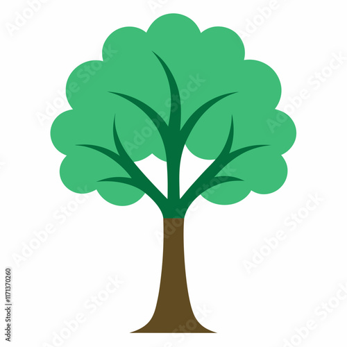 tree silhouette vector illustrator 