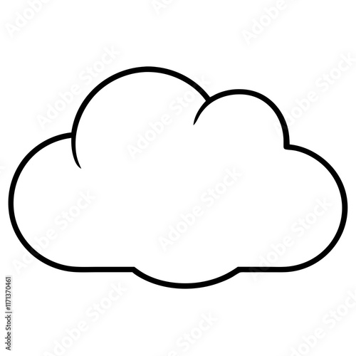 cloud silhouette vector illustrator