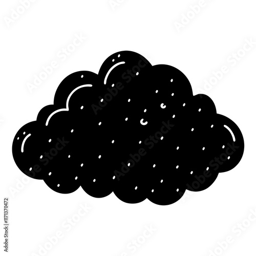 cloud silhouette vector illustrator