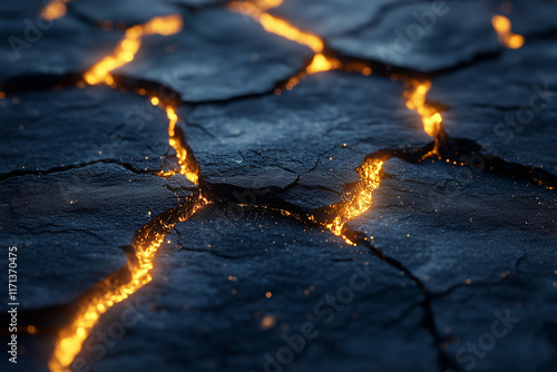 close up of a burning charcoal photo