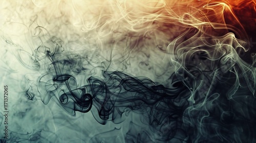background with smoke