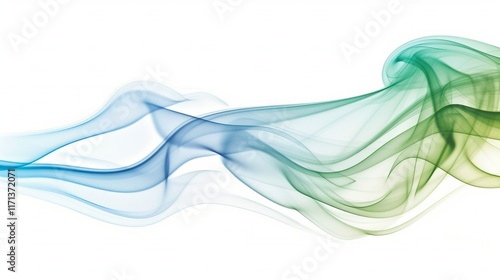 abstract smoke waves