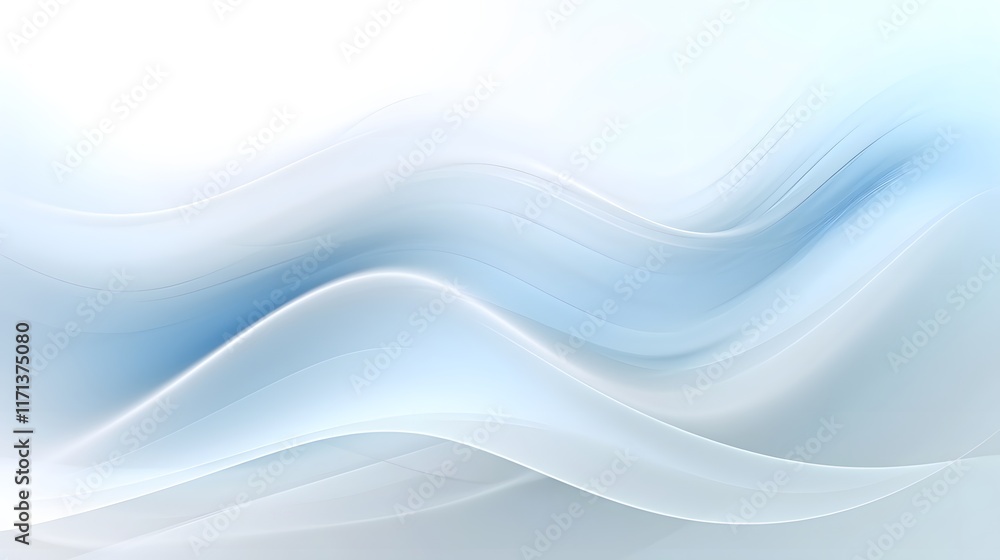 Fototapeta premium Ethereal Pastel Wave Background with Subtle Shine and Blur Effect