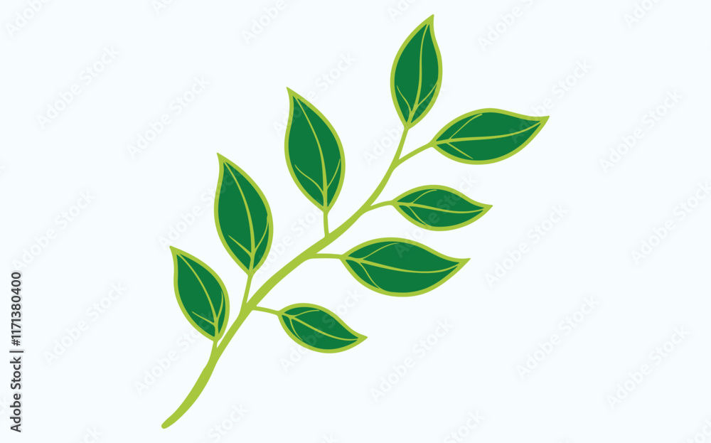 Obraz premium green leaf ecology icon, leaf isolated on transparent background. Environment and Nature Symbol, Vector illustration.