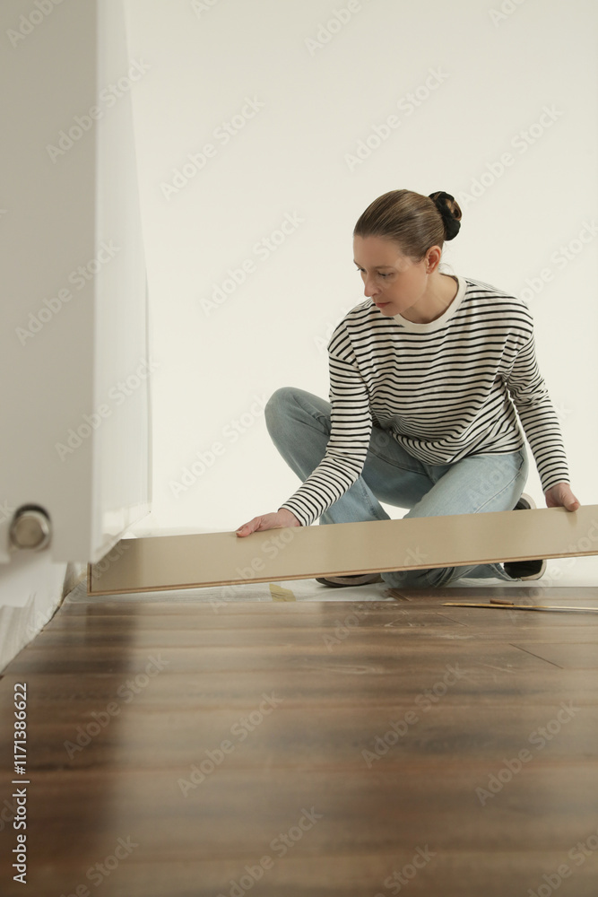 Step by step of laminate flooring installation Step by step of laminate flooring installation