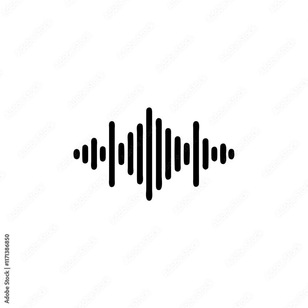 Voice recognition with sound waveform icon, transparent background Voice recognition with sound waveform icon, transparent background