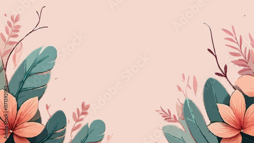 background with flowers