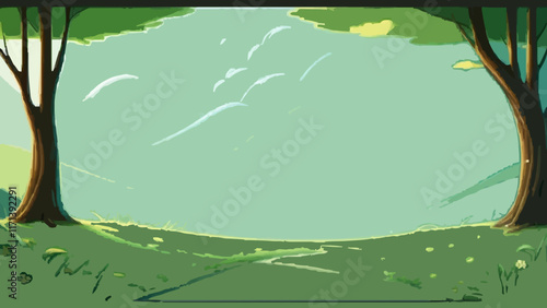 background with tree