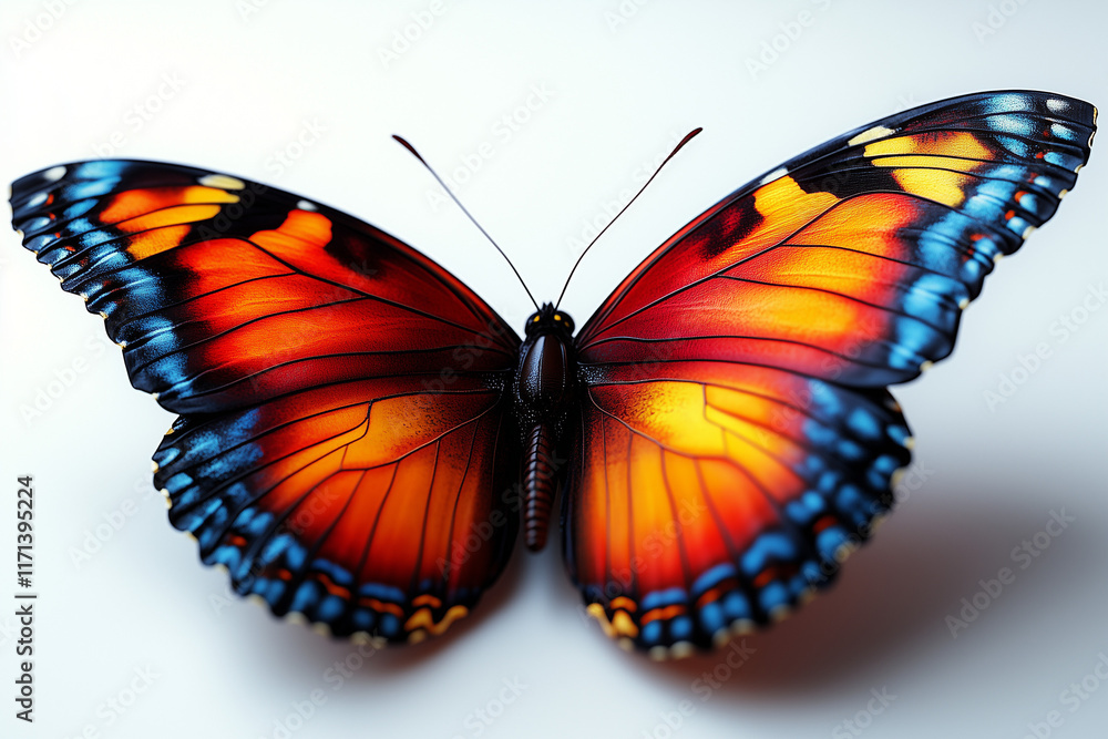 Obraz premium butterfly on white background