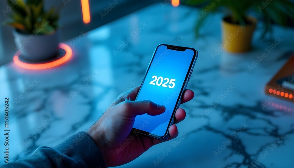 number 2025 on the accessory