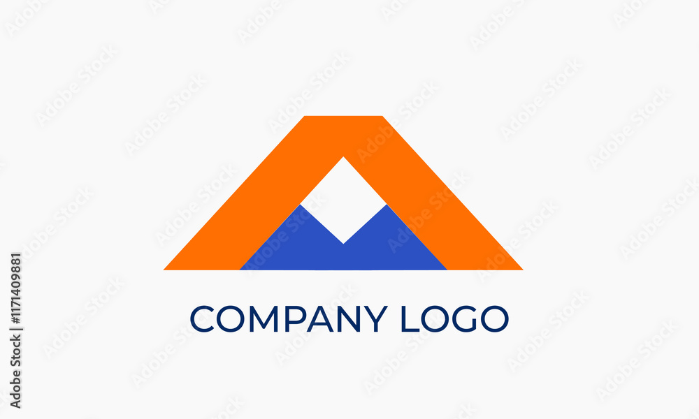 Fototapeta premium Abstract Logo Design with Geometric Patterns 