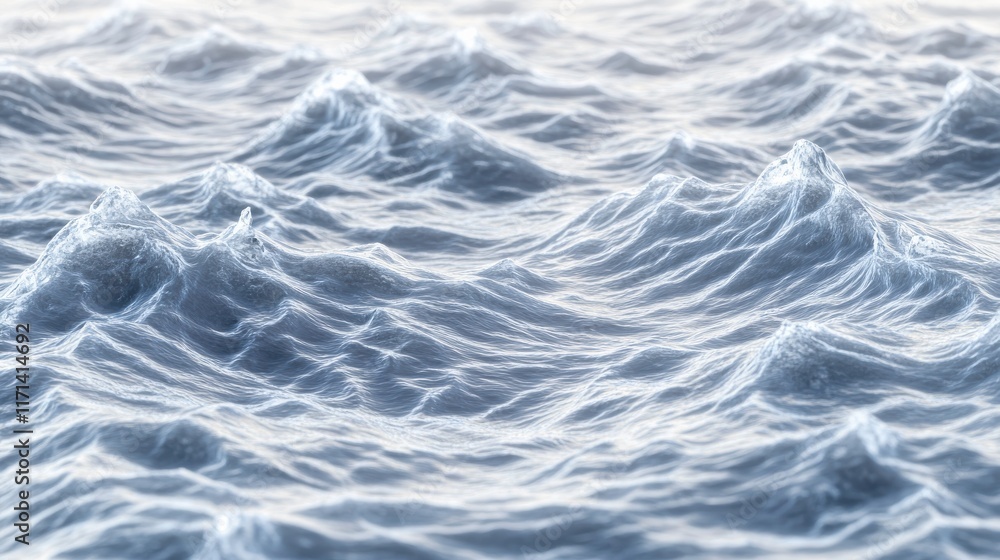 Fototapeta premium Coastal Waters with Subtle Natural Textures in Light