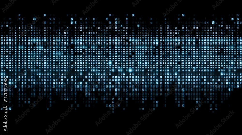 Abstract Digital Data Stream Visualization Abstract Digital Data Stream Visualization